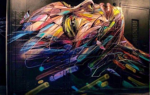 Galaxy Beauty Face – Colorful #StreetArt | Be ▲rtist - Be ▲rt beartistbeart.com/2016/09/13/gal…