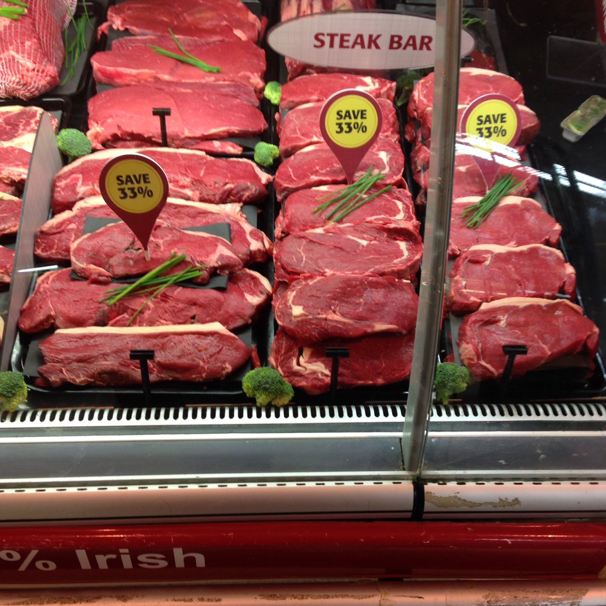 *STEAK SALE ALERT* SAVE 33% on Striploin, Rib-Eye &amp; Sirloin Steak from tomorrow <a href="/SuperValuIRL/">SuperValu Ireland</a> Kanturk #foodkarma #bestbeefever @Kevindundon
