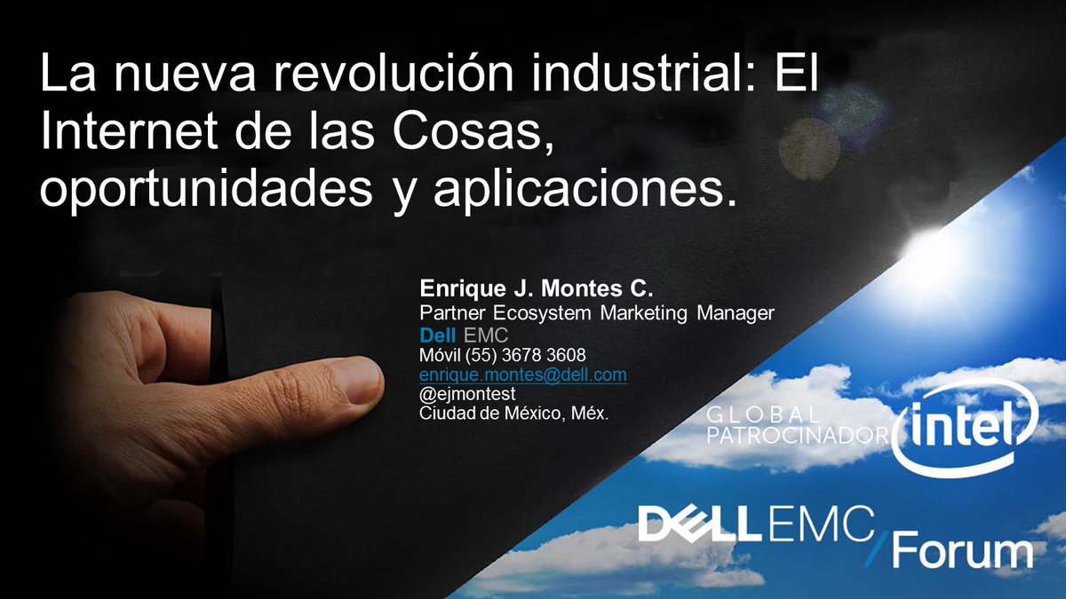 ejmontest's tweet photo. Asiste a mi sesión en #DellEMCForum MX, perspectivas y oportunidades de #IoT mañana en el Track 1 a las 4:20 p.m. @DellEMCMX @DellEMCForum https://t.co/MRPQIoWnoj