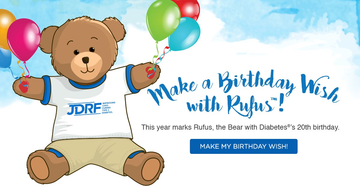 rufus the diabetic teddy bear