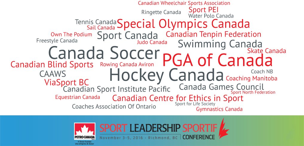 CAC_ACE's tweet photo. We look forward to meeting all of our 575+ delegates at @petrocanada Sport Leadership sportif conference! RT if you are attending! #SLS16 https://t.co/LvlpkcgSdc