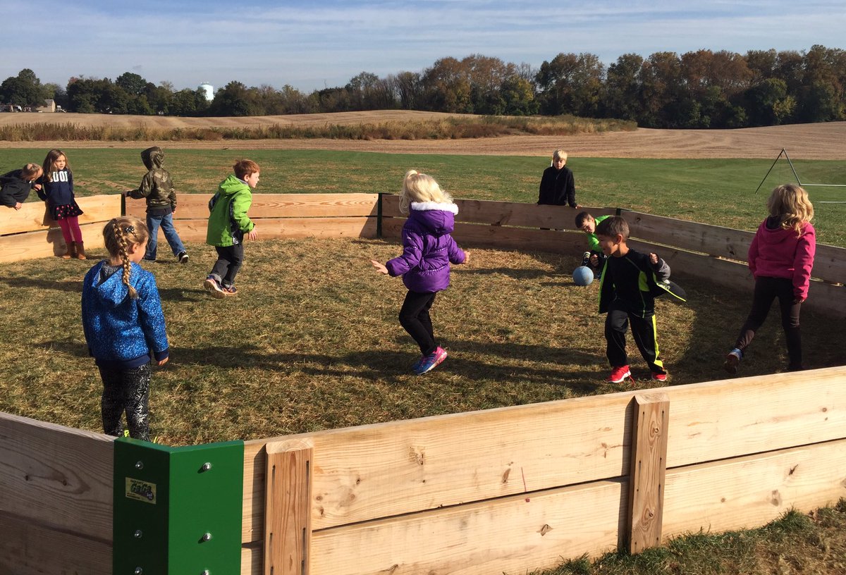 Gaga Ball is a HUGE hit in kindergarten! What a great way to learn how to play in a honest way while having FUN!