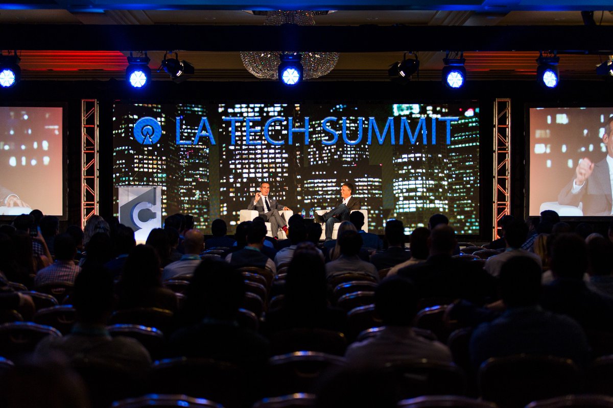 MayorOfLA's tweet photo. Yesterday at #latechsummit, we announced #TechFairLA while discussing the blossoming VC ecosystem developing here. https://t.co/0RtfBpu4wT https://t.co/HyumB1yZ2s
