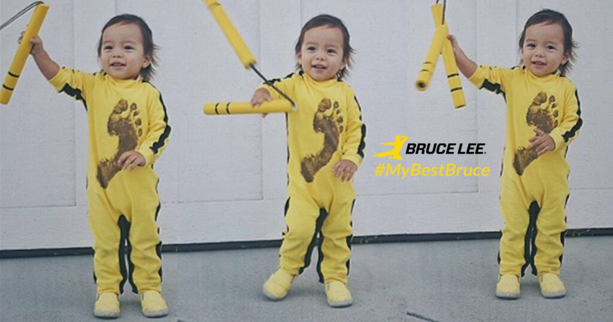 brucelee's tweet photo. The 4th Annual #MyBestBruce Halloween contest is in full swing! Submit your Bruce Lee Costumes here --> https://t.co/1fes4AIOJt or Instagram https://t.co/vxp2mvcdVN