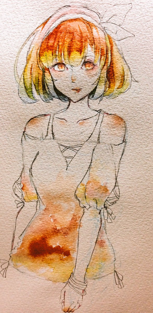 「今日の水彩ライフ 」|水ラピのイラスト