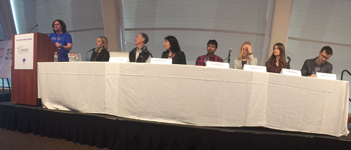 chrismentzel's tweet photo. Careers Panel for the #DSsummit kicking off with a great group of researchers https://t.co/PVOX8ZsVs1 #MooreData https://t.co/wa1RyOG777