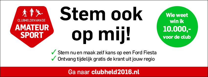 Stem op onze club held!!! #HMVV #held