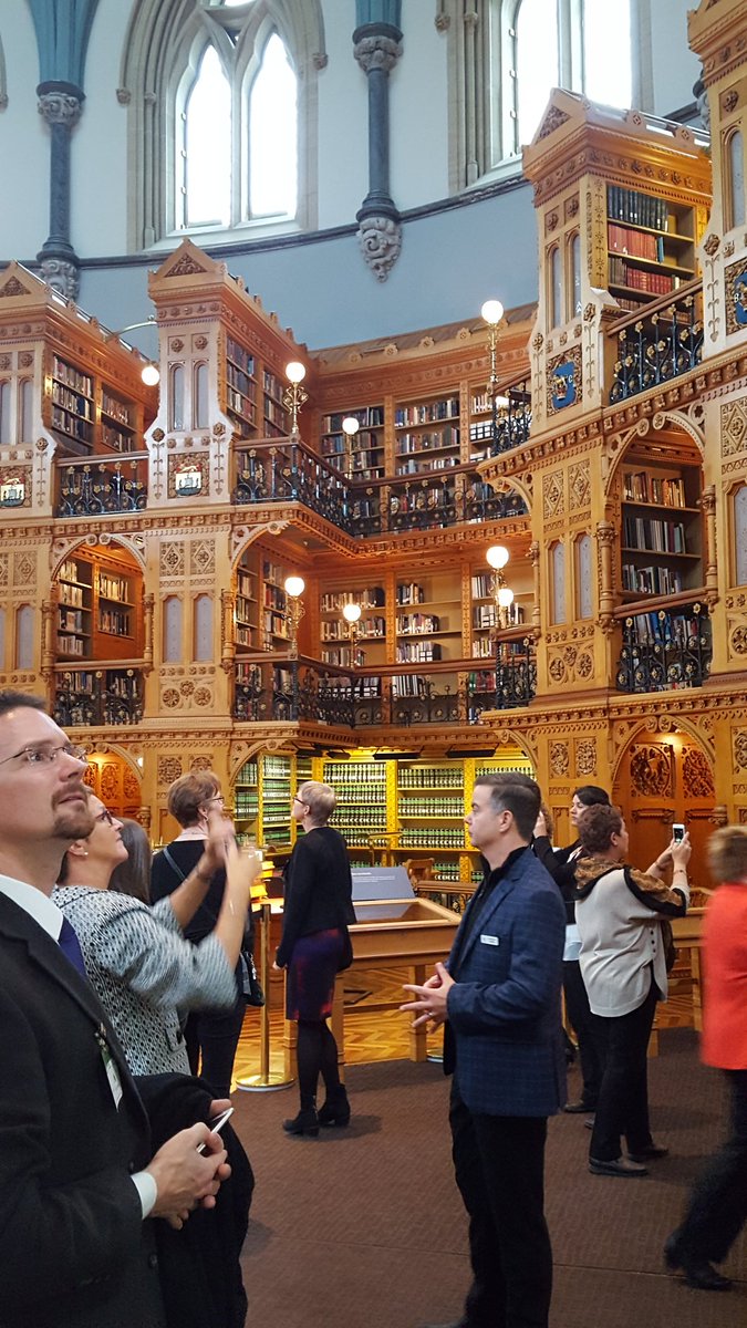 CAOT_ACE's tweet photo. Bonus to visiting parliament today- tour of the Library. Thank you @MPmarkwarawa for the great experience! #31dayOTchallenge https://t.co/Xk1LXNGRTN