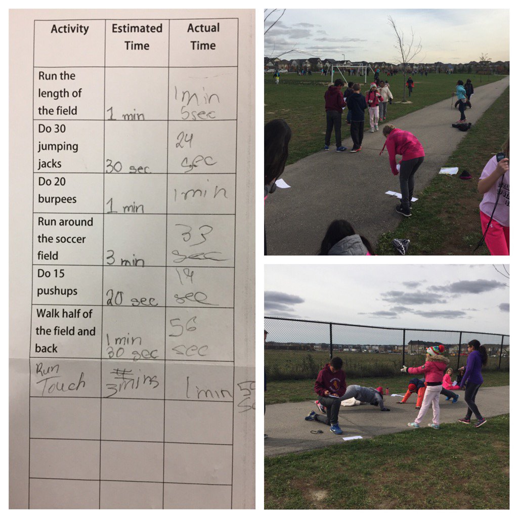 MrsHoving's tweet photo. Took measuring elapsed time outside of the classroom today at SFV for #TakeMeOutsideDay https://t.co/uVD2LHs2ep