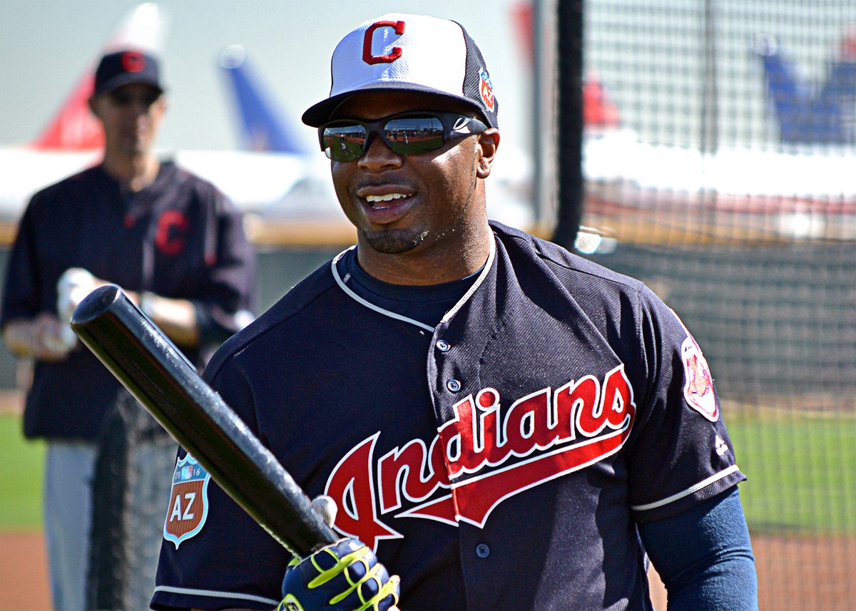 UConn's tweet photo. Help us wish former UConn Avery Point baseball standout @Rajai11Davis luck as he takes the field with the @Indians for 2016 #WorldSeries! https://t.co/2uMH8Qrk91