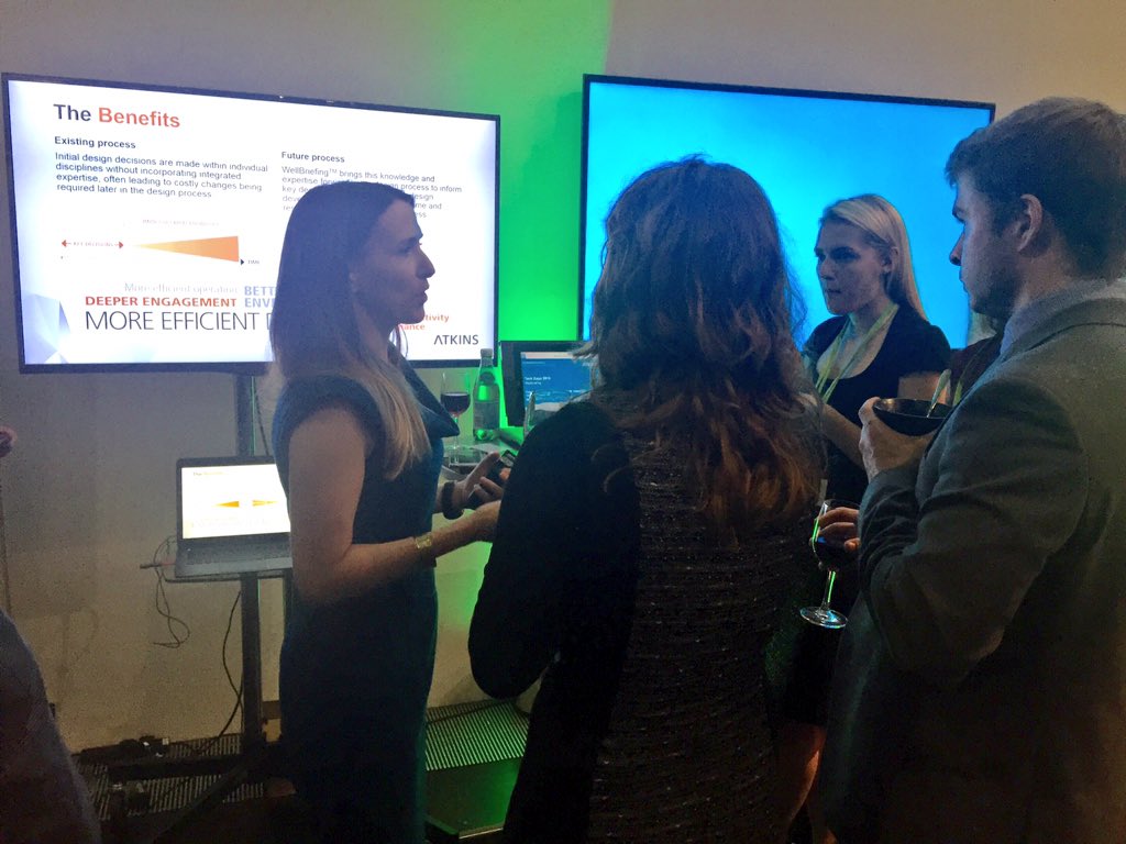 J_L_Archer's tweet photo. Great evening at the #AtkinsFellows Tech Expo tonight #wellbriefing @PhilipWatson15 @Paradise81_C https://t.co/9E4BqhdylJ