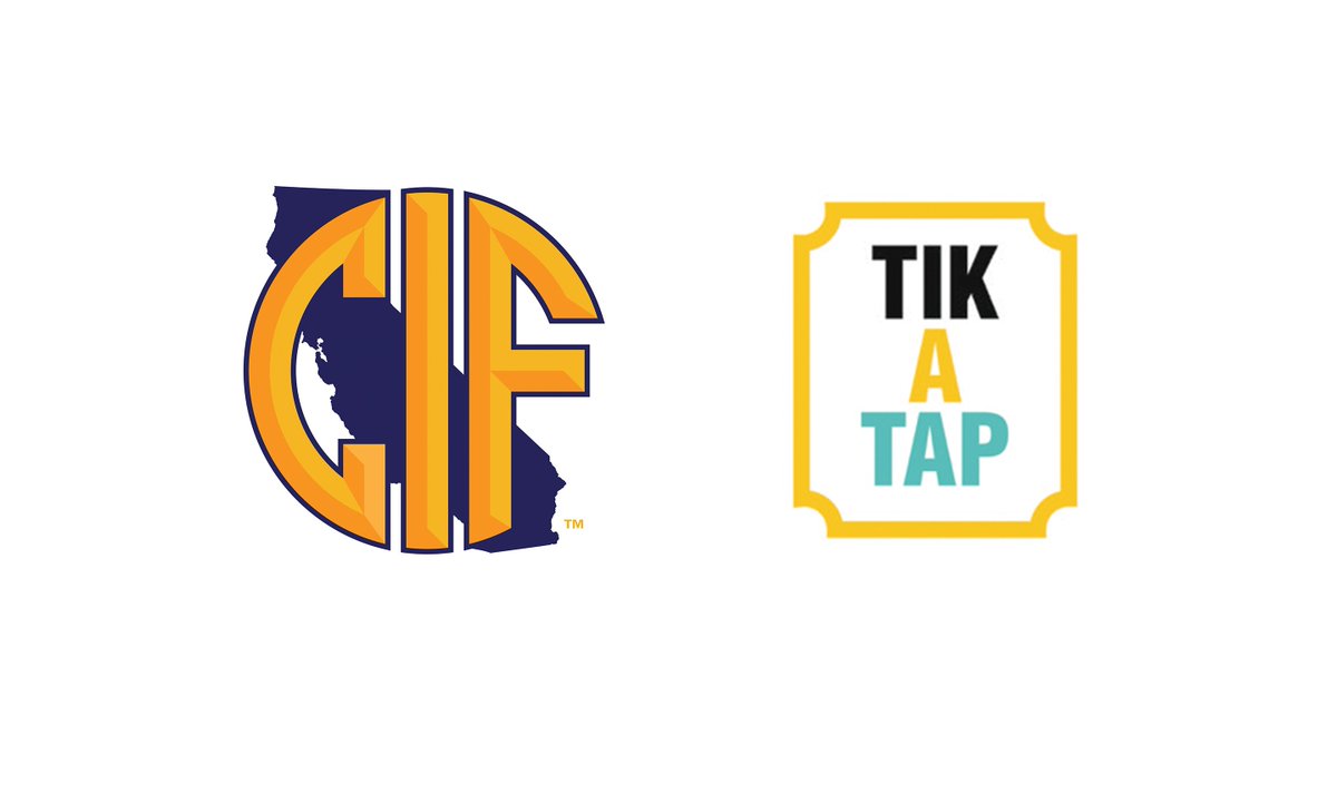 CIFState's tweet image. TIKATAP Signs on as Official CIF Sponsor Through 2020-21 School Year cifstate.org/news/tikatap_p…