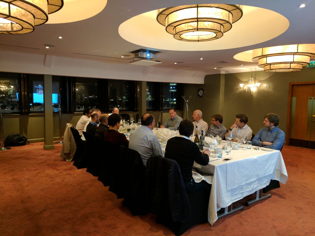 thomaspower's tweet photo. Tonight it's London Digital Dinners @digentre #digidinner a wonderful night of learning, networking &amp; business development with a geeky edge https://t.co/Tgs12u9XUl