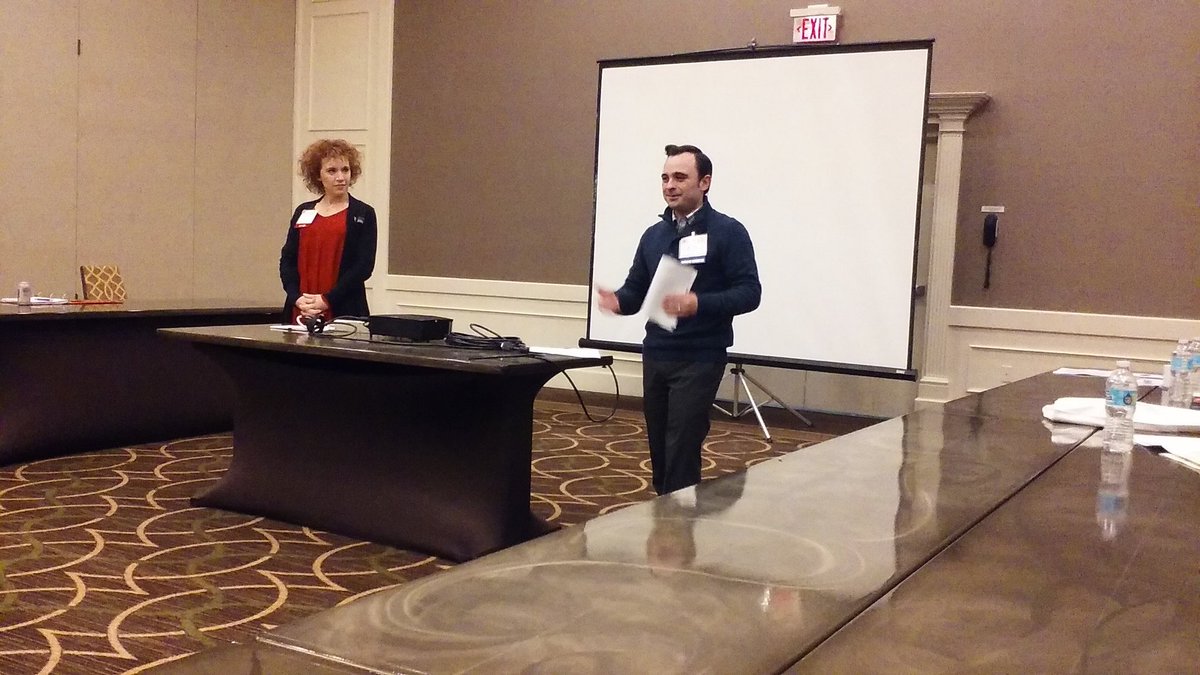 DbnAreaChamber's tweet photo. Our own Ron Hinrichs and his Petoskey counterpart kick off #MACP2016 in #AnnArbor talking about #business #networking. #Dearborn https://t.co/8vmq4AcB1x