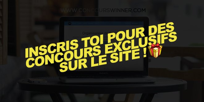 ConcoursWinner's tweet image. Inscris toi sur le site pour accéder prochainement à des Concours exclusifs ! 🎁
[+] concourswinner.com/register.php 🎟