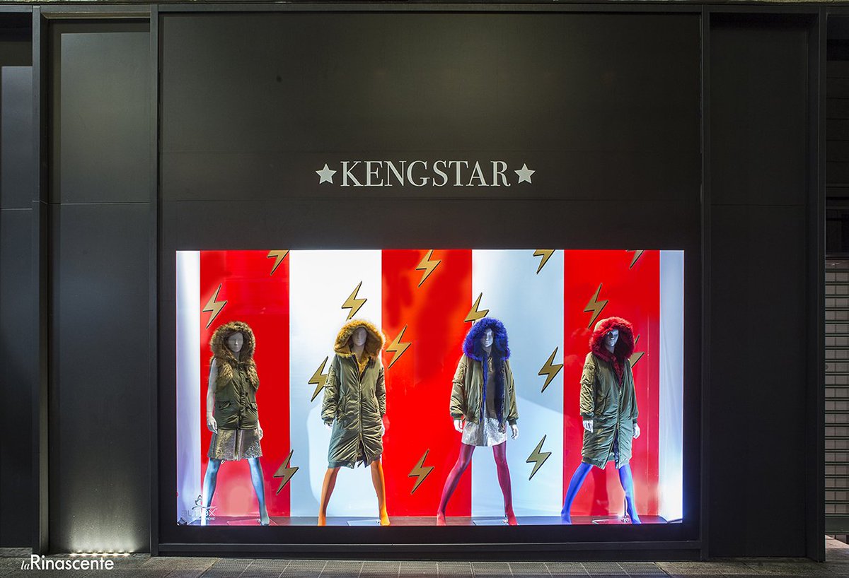 Rinascente's tweet photo. Urban chic and incredibly cool pairings at annex #laRinascente with @HunterBoots #historyrepeats #kengstar. Don't miss them! https://t.co/kLv33AFXDg