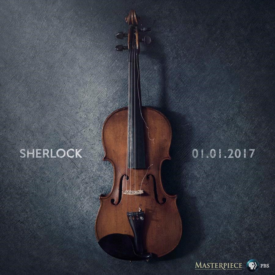 HaroldLWolfe's tweet photo. BREAKING NEWS: Sherlock will return in “The Six Thatchers” on January 1, 2017 on MASTERPIECE. #SherlockPBS https://t.co/TzdF4VxlVa