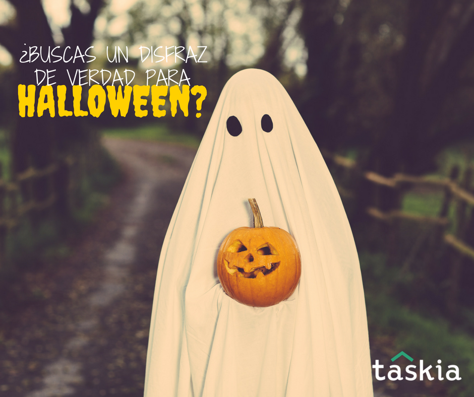 taskia's tweet photo. Arrasa este #Halloween con el mejor disfraz, confeccionado por nuestros costureros de Taskia #Madrid #SoyTasker https://t.co/WceBepgGvB https://t.co/WWHfrdp5L1