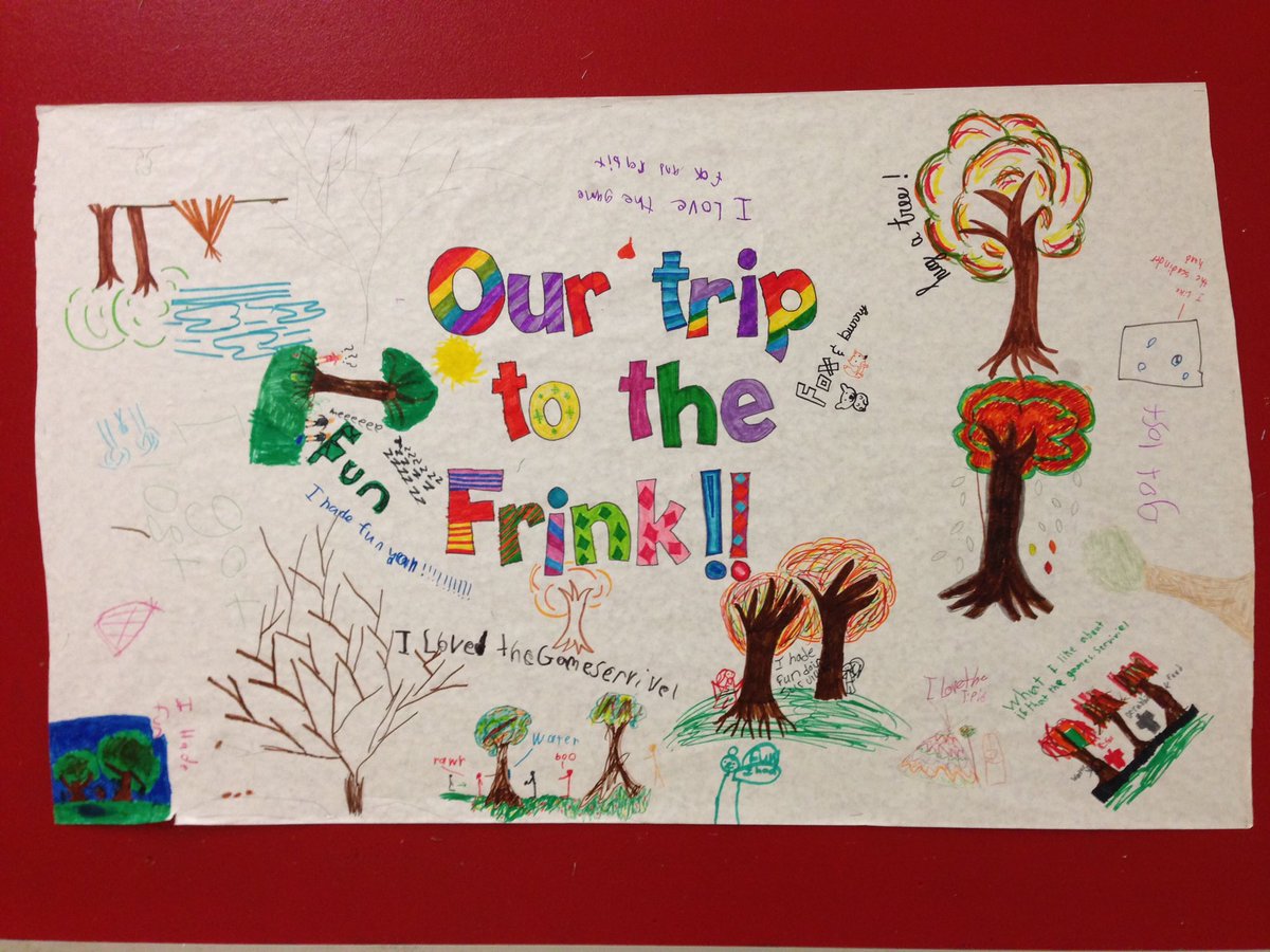 Great follow-up activity for Mrs. Meyer's Gr 5/6 class.  Students reflect on their experiences at the <a href="/HRFrinkCentre/">Frink Centre</a> <a href="/CollegeSt_PS/">College Street PS</a> #We❤️️🌳
