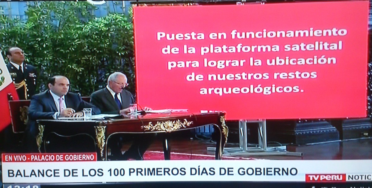CarolineGibu's tweet photo. #ppk #100dias Satélite peruano del @MindefPeru compartirá datos para ubicación de restos arqueológicos #perudigital #DatosAbiertos https://t.co/E00HW9Y3Kc