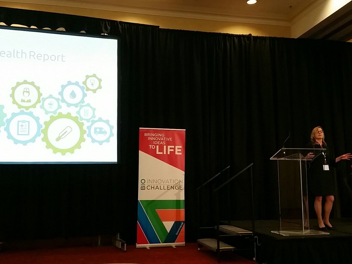 BioNovaNS's tweet photo. @Patricia_Hfx of @HealthQR is not your typical life sciences start-up CEO #BioPort16 #womeninscience #startups https://t.co/JoYaAc4Jxz