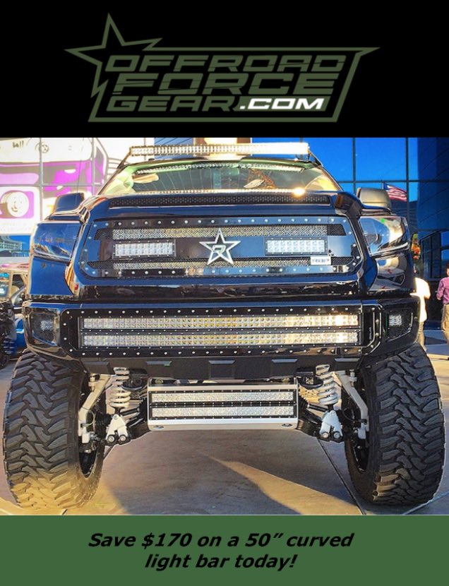 offroadforce's tweet image. Buy a 50" curved light bar for only $70! Free shipping but we only ship this product to Canada or USA #OffRoadForce