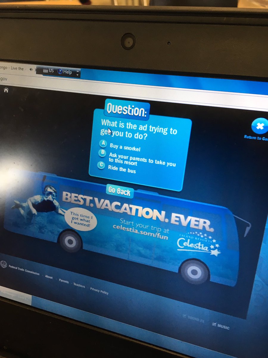 mr_aglor's tweet image. Grade 4&apos;s applying their ad-ucation trying out #admongo a great interactive and fun way to build media literacy comprehension