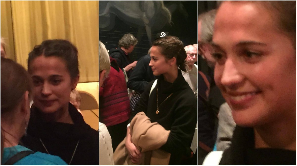 STJÄRNGLANS: I kväll njöt Oscarsvinnande Alicia Vikander i Göteborg: "Det är en prinsessdröm". gp.se/nöje/-1.3904606