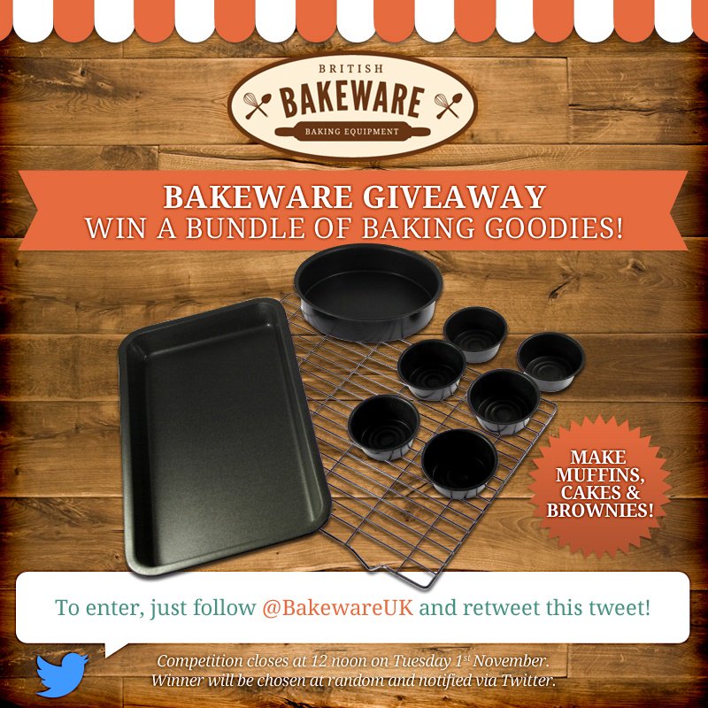GIVEAWAY: Follow &amp; RT for your chance to win a bundle of #baking goodies! britishbakeware.co.uk/latest-recipes… #GBBOFinal #GBBO