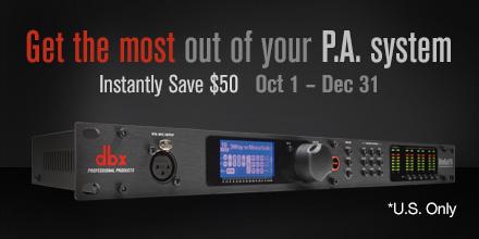 dbxpro's tweet photo. Rebate available U.S. ONLY! Instantly save up to $50 on our #DriveRackPA2 - now through December 31st. 

Contact your sales rep for details https://t.co/ViJ8gjRdHO