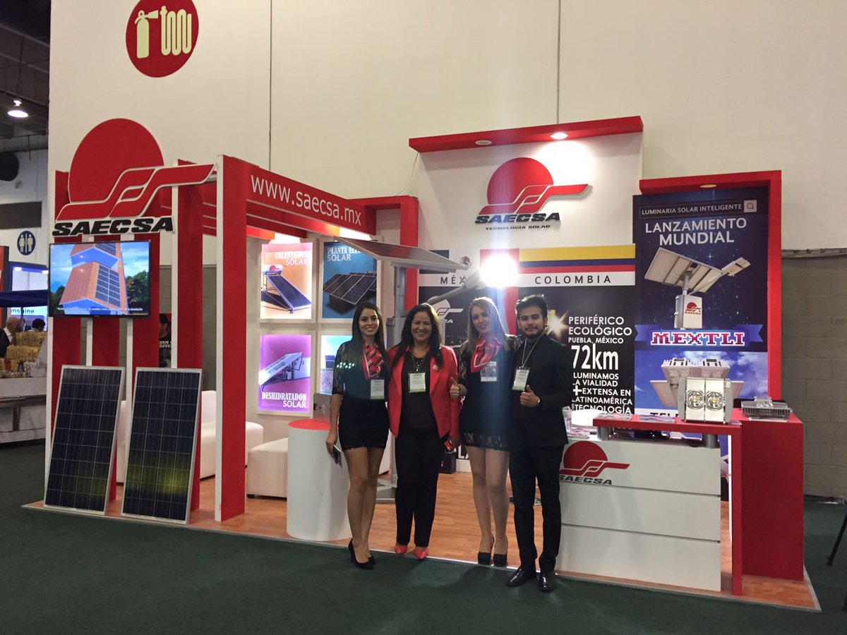 saecsaelectro's tweet photo. Estamos en vivo desde @WTC_Mexico en #TheGreenExpo stand 825 compartiendo los beneficios de la #TecnologíaSolar https://t.co/dwDQySIws8