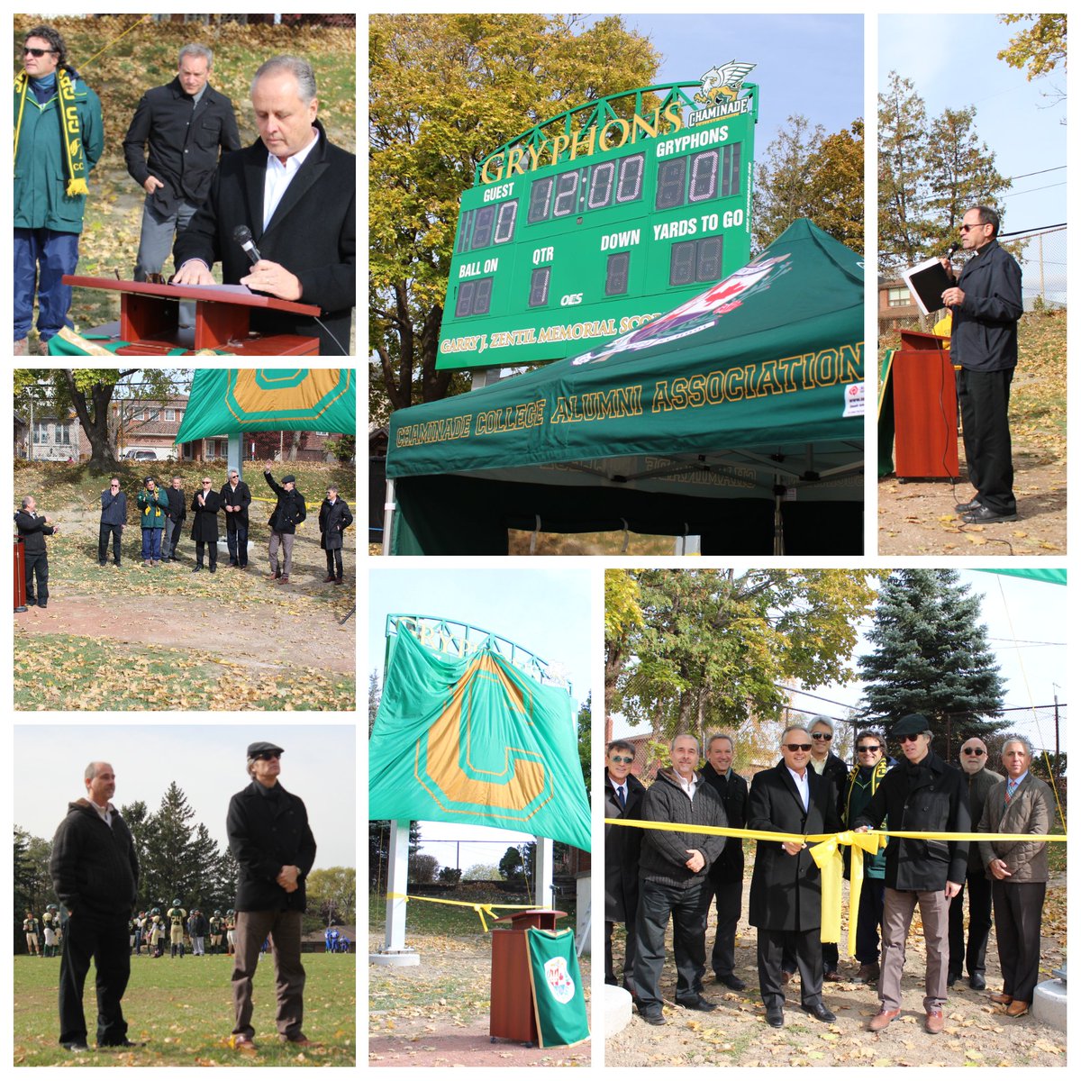 Today we unveiled the new Chaminade Scoreboard. Special thanks to Paul Zentil and family for their donation.