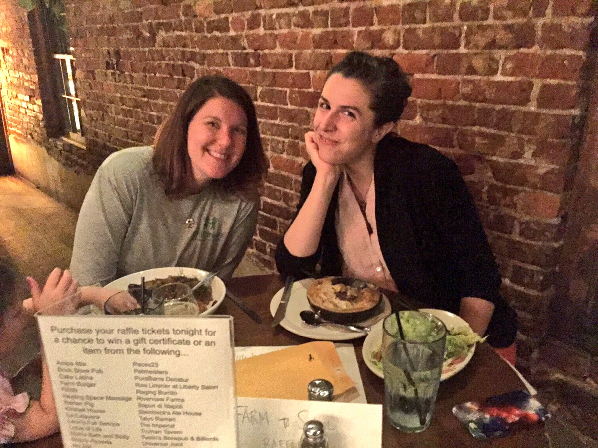 DecaturF2S's tweet photo. Lovely ladies still selling raffle tickets for #FallDineOut @brickstorepub. ๐ฏ๐๐ https://t.co/Lto3Kf6Zgp