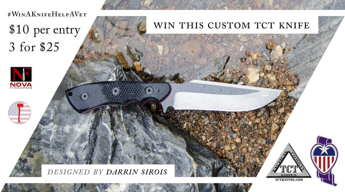 TweetRedHatchet's tweet photo. https://t.co/8m300pMzZ4 you could win this knife for $10!!! Simply donate to @PHHTweet via our raffle page: https://t.co/o9XZUWEqfU #knives https://t.co/APeZaFJCgD