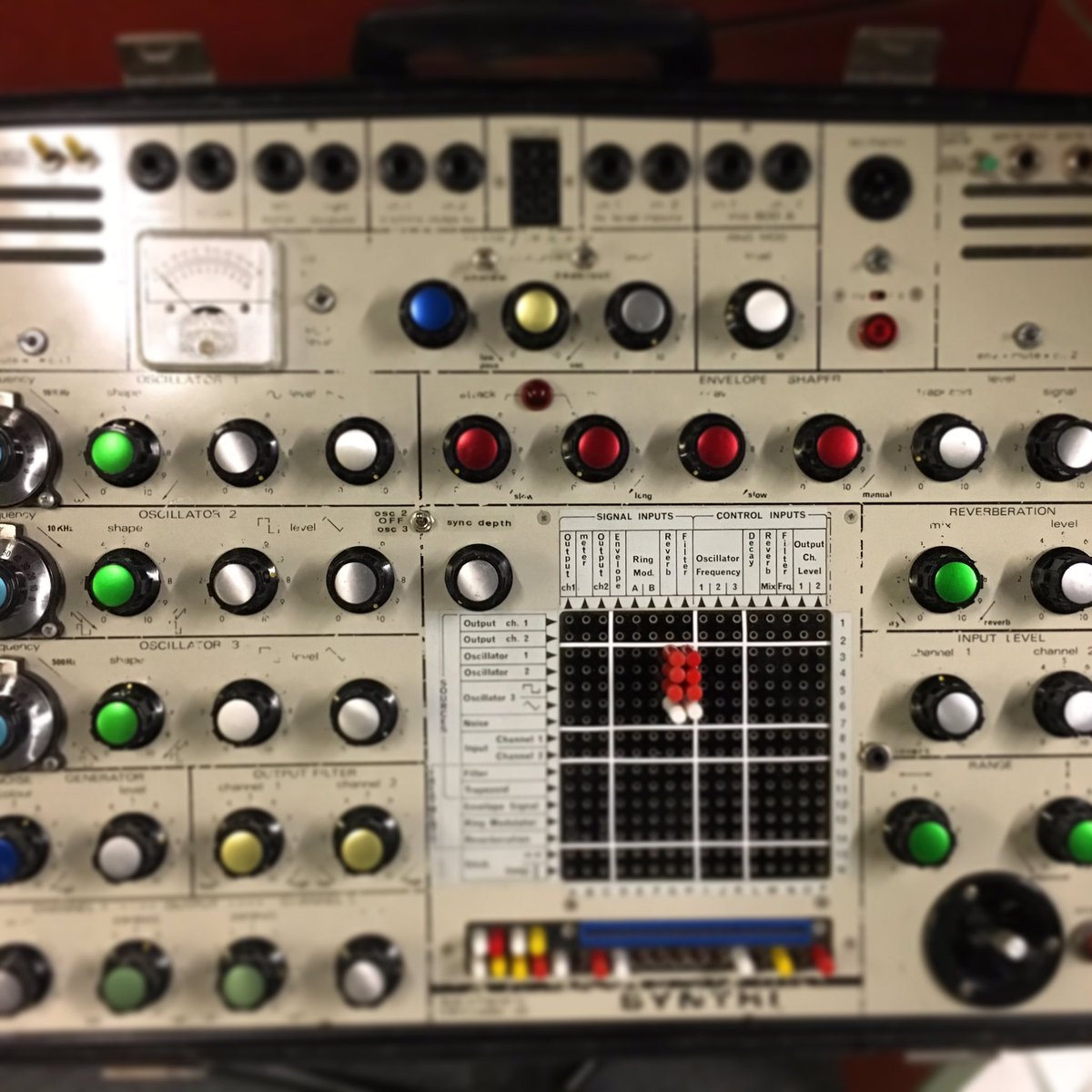 CBeckOfficial's tweet image. Before I turn this on I just want to hug it #synthi #youaremine