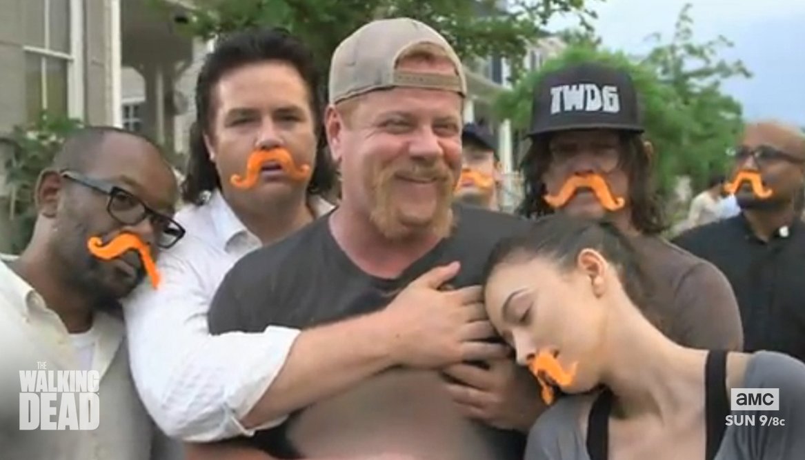 WalkingDead_AMC's tweet photo. .@cudlitz sends off Abraham in the most Abraham-like way possible. #TWD https://t.co/RQfrgeaLs5 https://t.co/bdY3TXvtjP