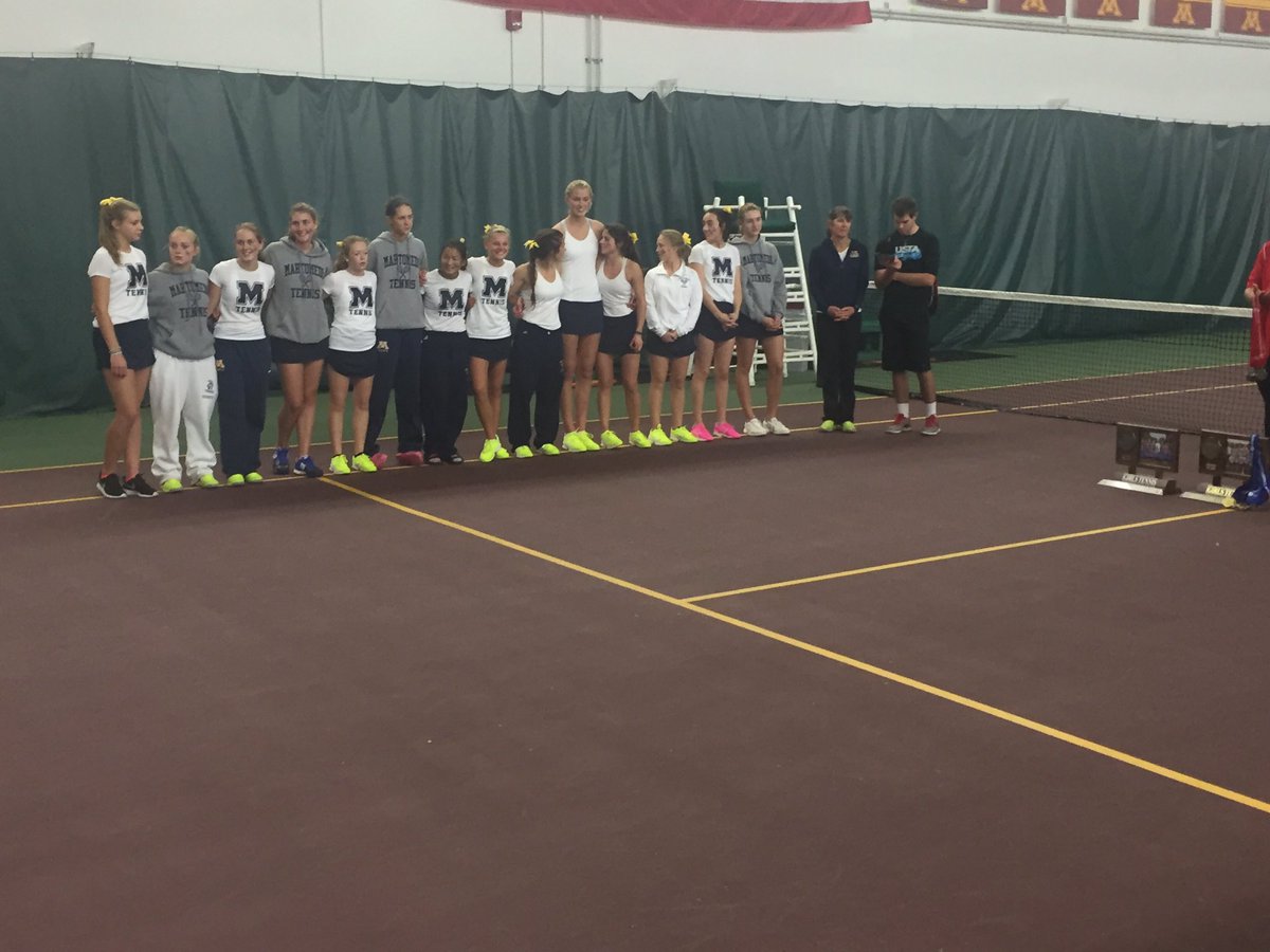 Mahtomedi becomes the first new Class AA state tennis champ in 19 years. Upset Edina - then beat Eagan.
