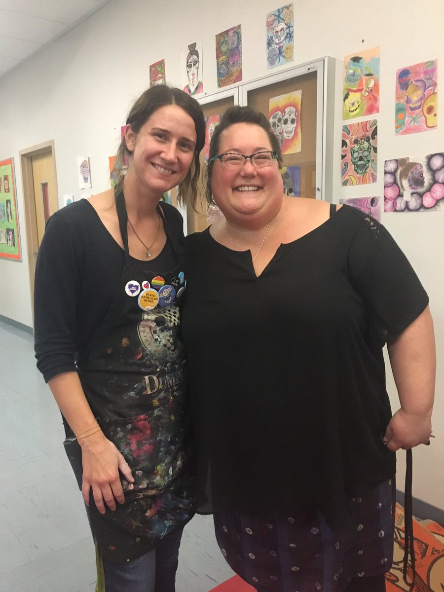 WHS_WarriorWay's tweet photo. Huge THANK YOU to these two ladies and everyone they gathered up to assist them with a wonderful Fall Festival! #msanderson #mskelly https://t.co/Z8fbAX2VTV