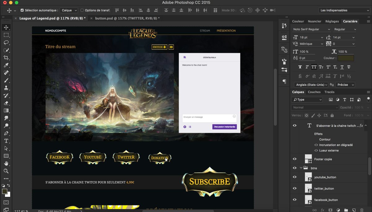 DidierLaureaux's tweet photo. Working on template webdesign for @GetMyStream https://t.co/mSZuBdNal2