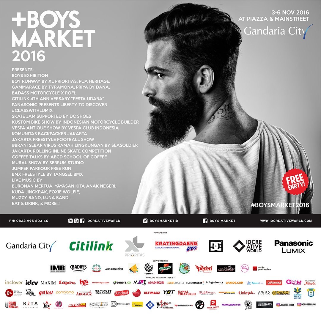 RadioMitraCOM's tweet photo. Welcome to the world of Boys! #BOYSMARKET2016 Nov 3-6 at Piazza &amp; Mainstreet @GandariaCity Free entry! Follow @idcreativeworld https://t.co/hZiOseRTXA