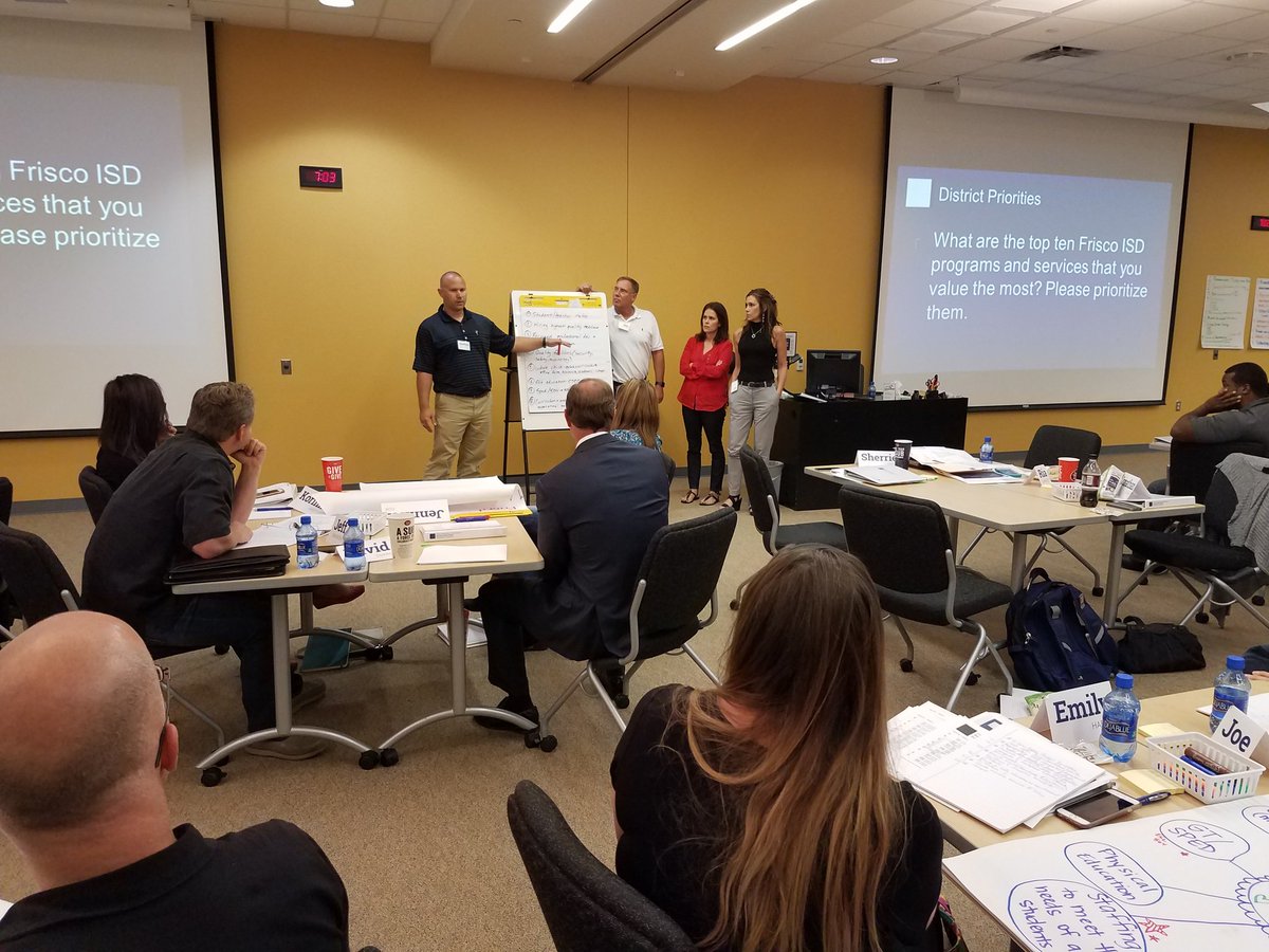 friscoisd's tweet photo. Stakeholder Committee members share their FISD "must haves" or what they consider to be the most important priorities of the District. https://t.co/xM2wLPYmZp