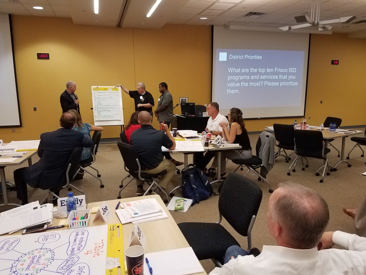 friscoisd's tweet photo. Stakeholder Committee members share their FISD "must haves" or what they consider to be the most important priorities of the District. https://t.co/xM2wLPYmZp