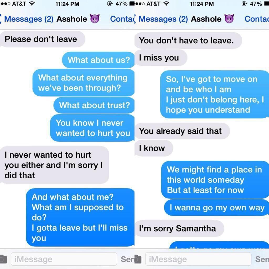 Disney Quotes She Texted Her Ex The Lyrics To Gotta Go My Own Way From High School Musical I M Crying