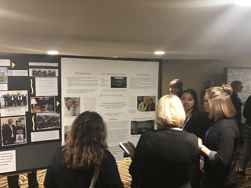 UNOmaha's tweet photo. Earlier this week, Mavericks presented their research related to community engagement at the @MetropolitanU (CUMU) conference. #CUMU2016 https://t.co/Dx1mlevTpX