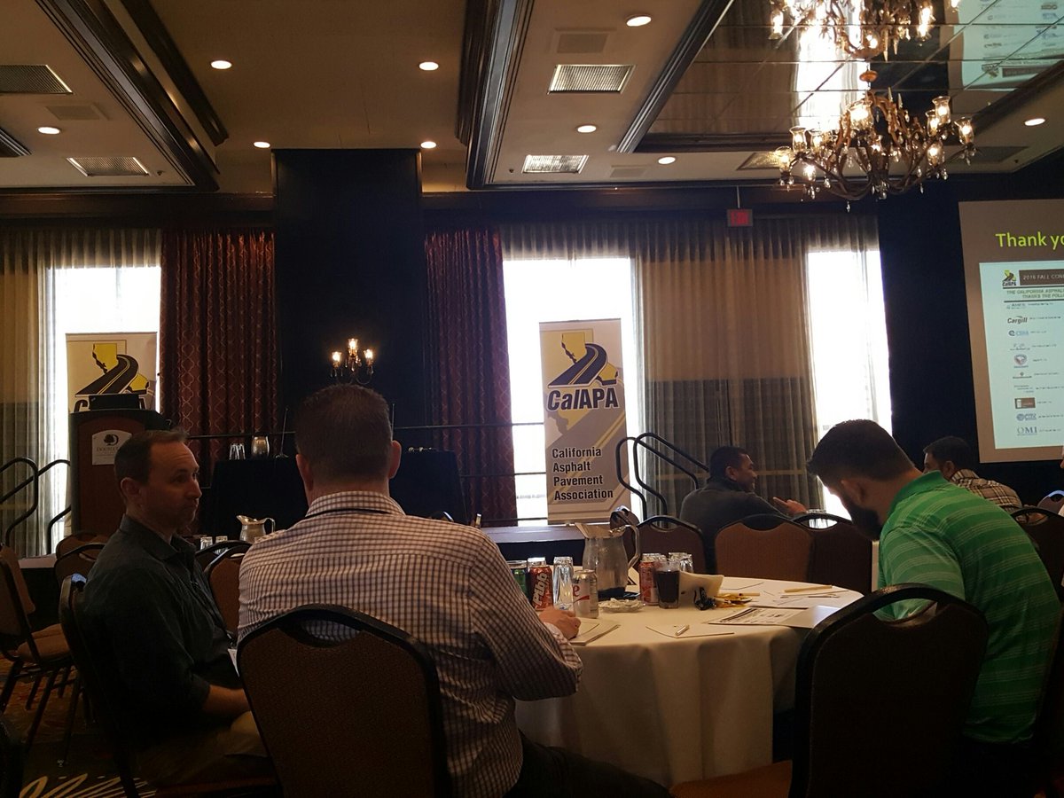 mmmrobson's tweet image. @CalAPAnews beginning the Fall Conference IN Sacramento with @FugroRoadware on attendance, will be informative for all #pavementmanagers
