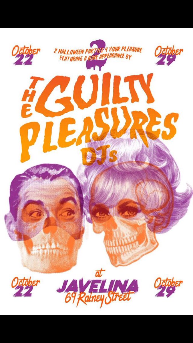 Djhoneycomb's tweet photo. Last Saturday was a hit! Once more, Guilty Pleasures Djs. Costumes, darkness &amp;dancing 10/29 @javelinabar #atxnights https://t.co/8JY5l4do0A