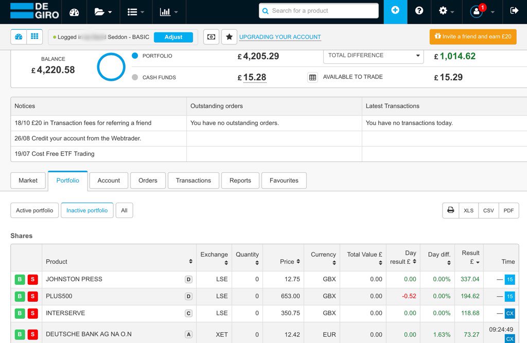 30%+ profit in 10 months, pretty chuffed