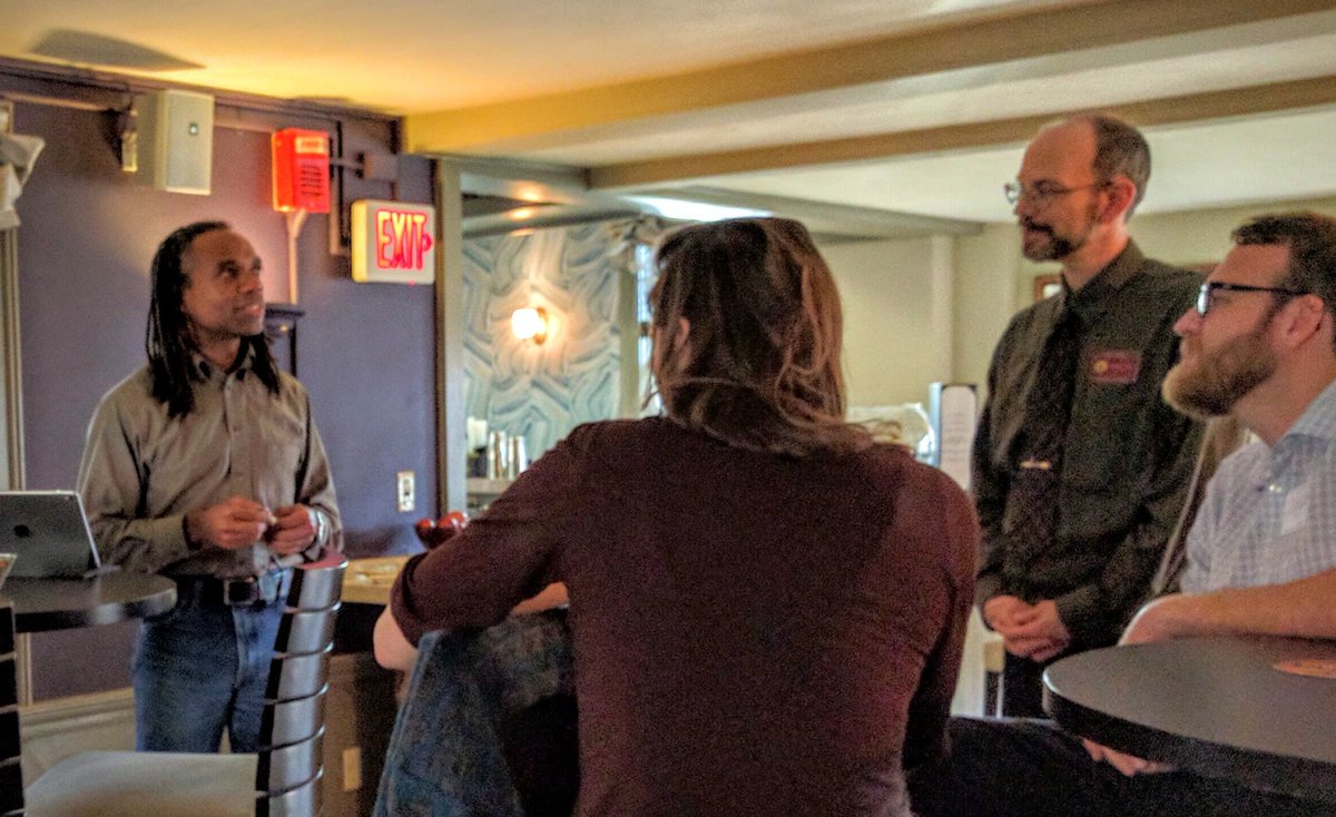 bradwheele's tweet photo. Getting creative w/grades!  Paul Dennis at the Creative Teaching Salon #umass #creativeteachingsalon #pedagogy @GabrielaCW @UMassCTSalon https://t.co/4BWqnF48yv