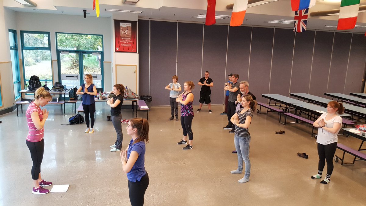 captcook24's tweet photo. Learning about relationship between exercise &amp; mental well-being with @UBCedO  #STEP17 TCs, the wonderful students of VCS &amp; @LeytonSchnell https://t.co/REzkUv9qju