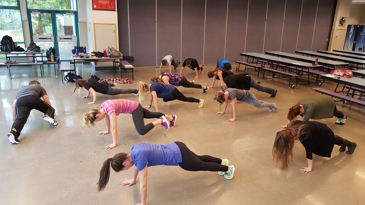 captcook24's tweet photo. Learning about relationship between exercise &amp; mental well-being with @UBCedO  #STEP17 TCs, the wonderful students of VCS &amp; @LeytonSchnell https://t.co/REzkUv9qju